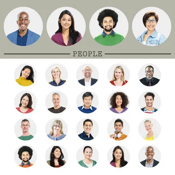 专业分析团队形象